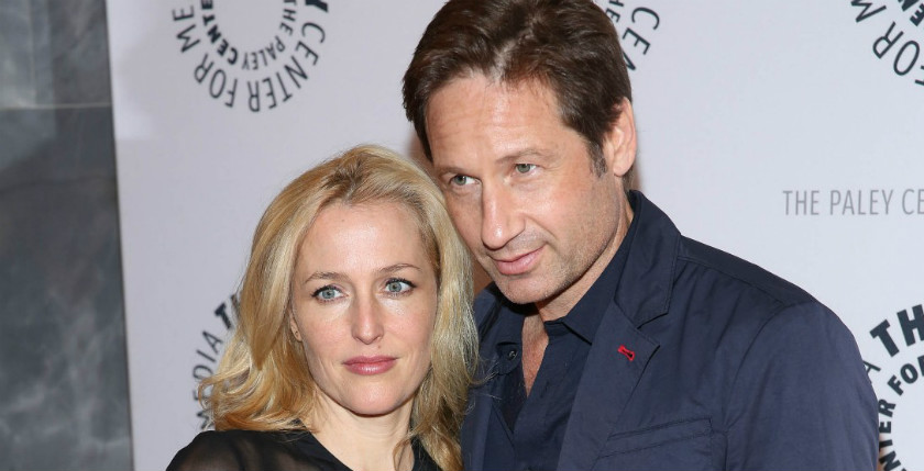 Джиллиан Андерсон и Дэвид Духовны